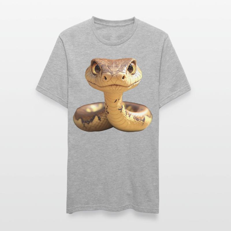 Serpent Python Cobra Mamba Serpent à sonnettes Serpent T-shirt polycoton Unisexe