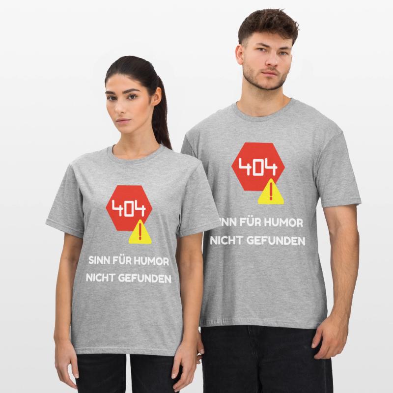 Humor im Code: Eine visuelle Fehlermeldung Unisex Polycotton T-Shirt