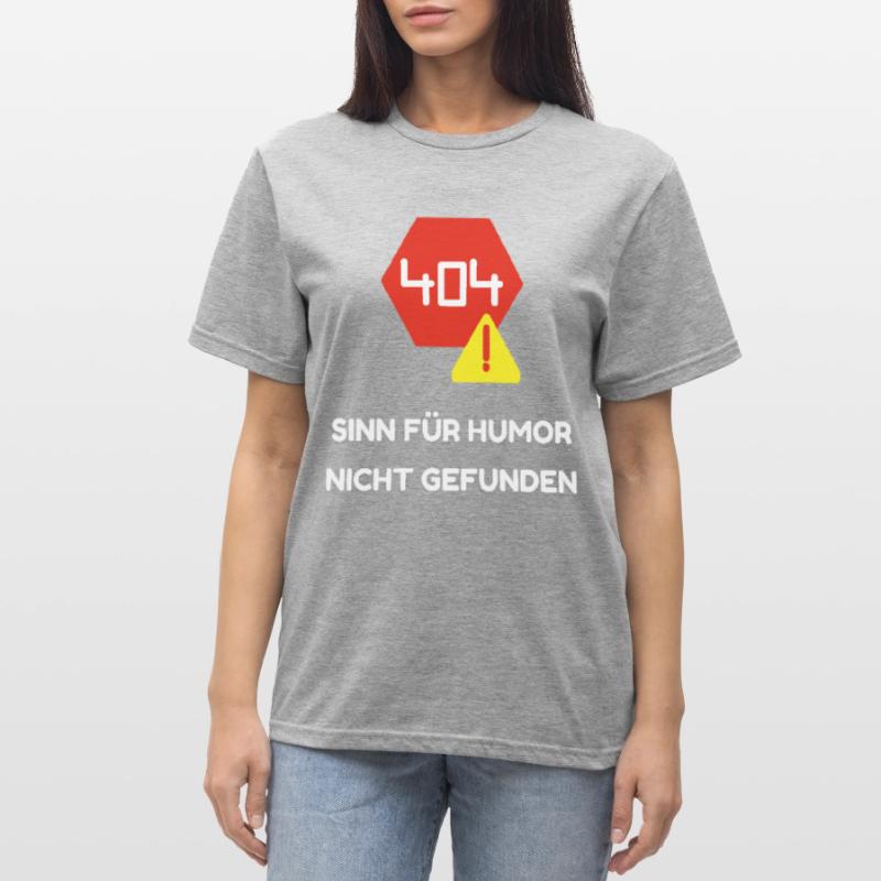 Humor im Code: Eine visuelle Fehlermeldung Unisex Polycotton T-Shirt