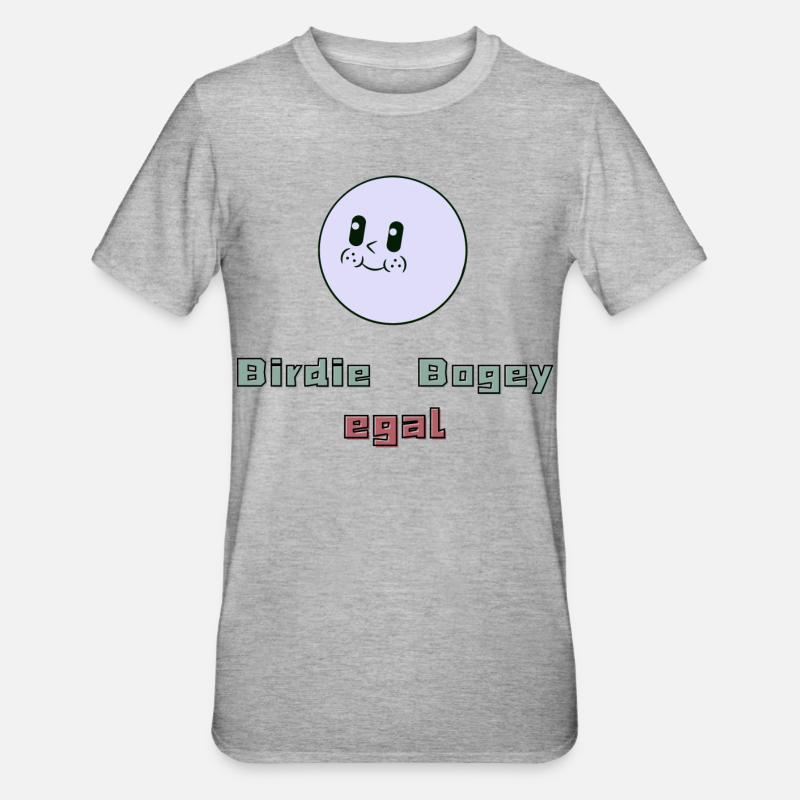 Yardage, bogey, peu importe - T-shirt polycoton Unisexe - gris chiné