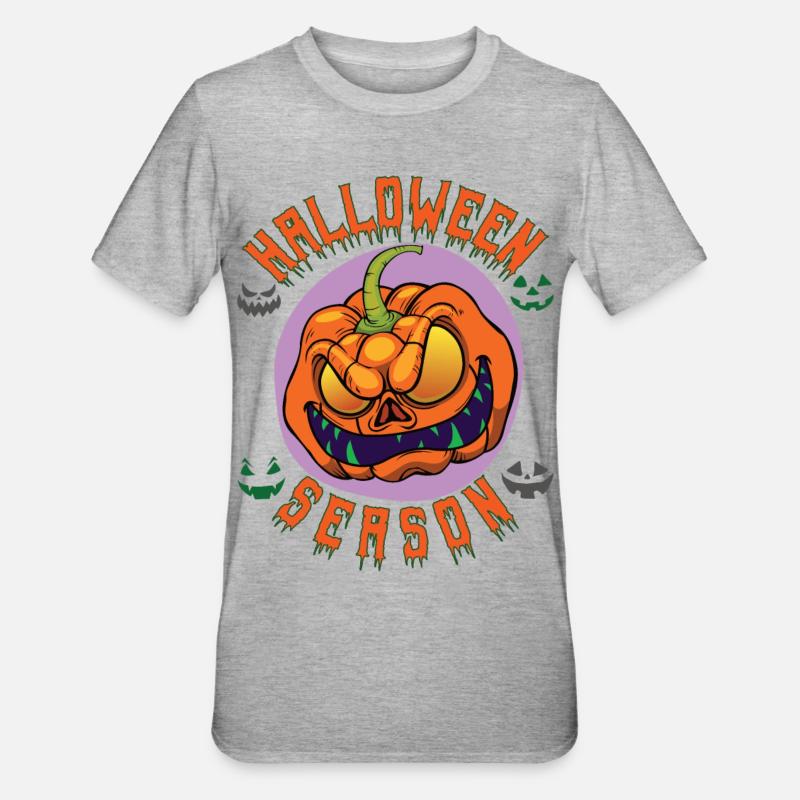 Saison d’Halloween - T-shirt polycoton Unisexe - gris chiné