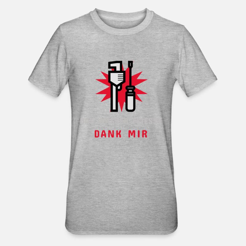L’eau coule grâce à moi - T-shirt polycoton Unisexe - gris chiné