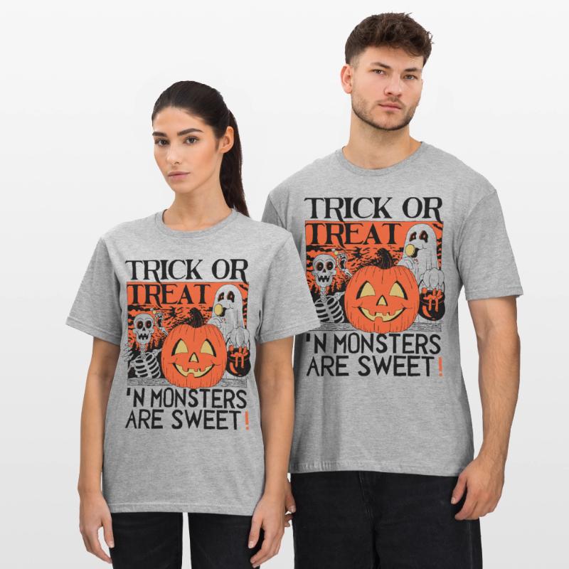 Süßes oder Saures Unisex Polycotton T-Shirt