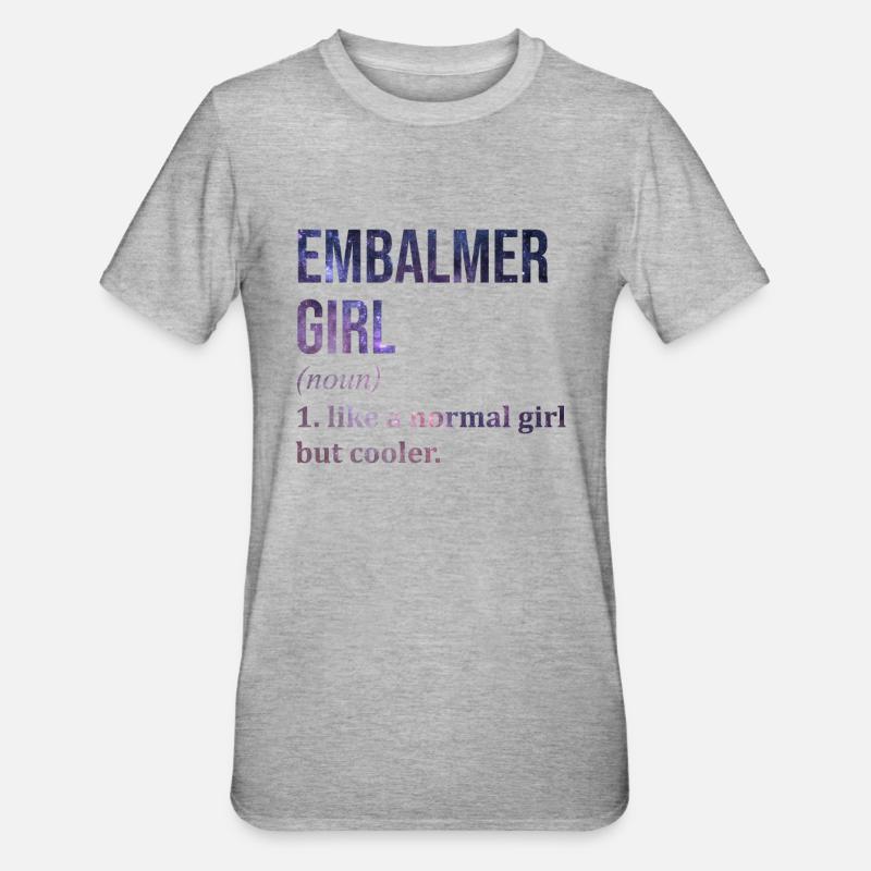 embaumeur - T-shirt polycoton Unisexe - gris chiné