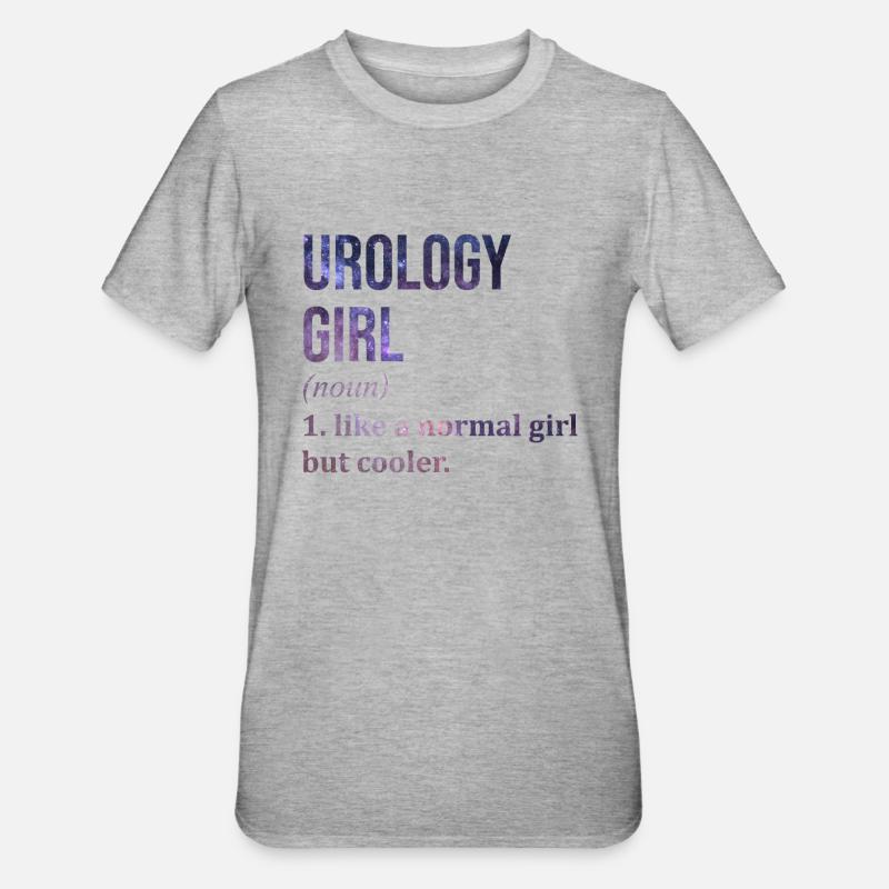 urologie - T-shirt polycoton Unisexe - gris chiné