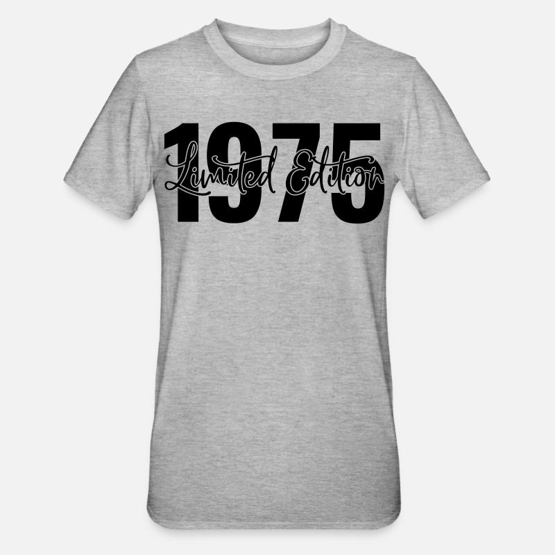Edition limitée 1975 - T-shirt polycoton Unisexe - gris chiné