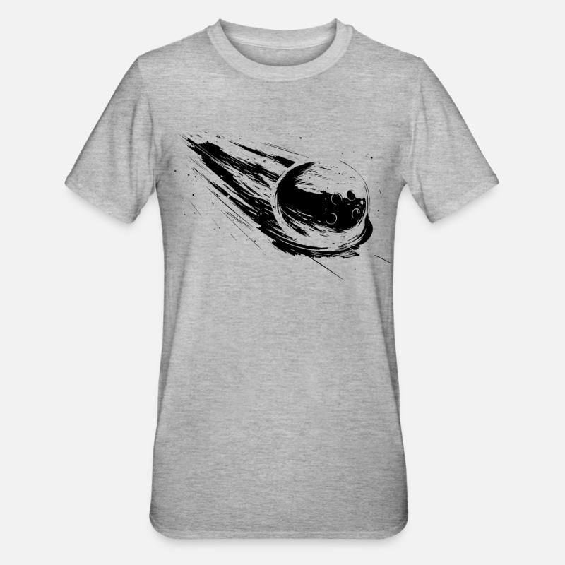 Boule de bowling - T-shirt polycoton Unisexe - gris chiné