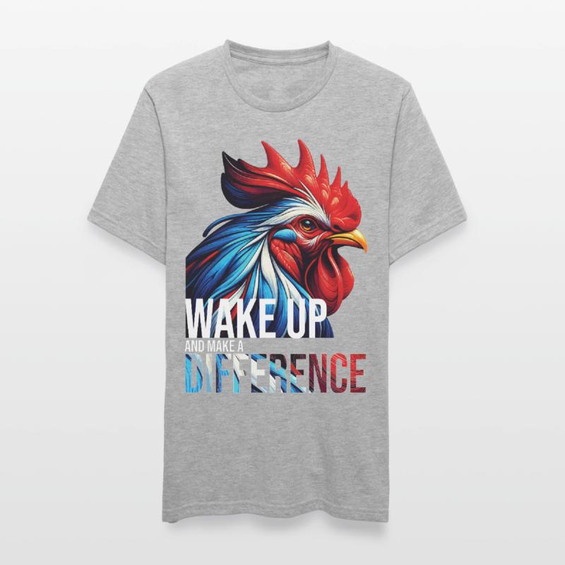 WAKE UP AND MAKE A DIFFERENCE-DB Unisex Polycotton T-Shirt