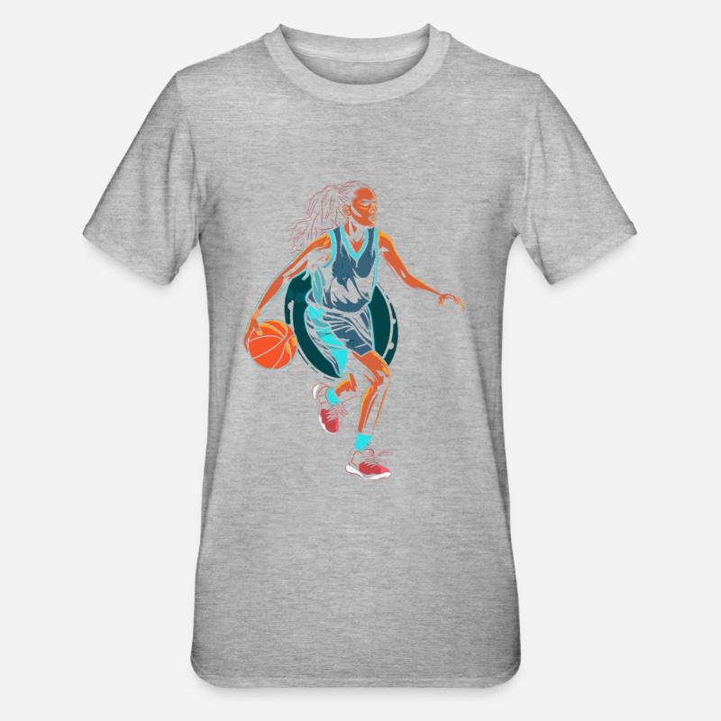 Basketteur - T-shirt polycoton Unisexe - gris chiné
