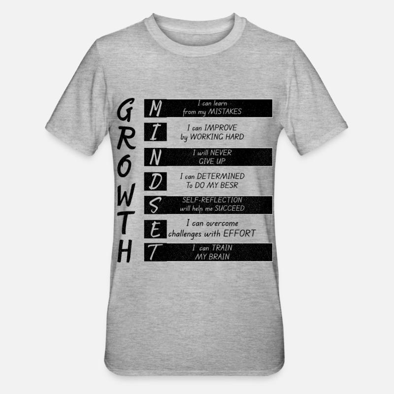 MINIMUM DE CROISSANCE - T-shirt polycoton Unisexe - gris chiné