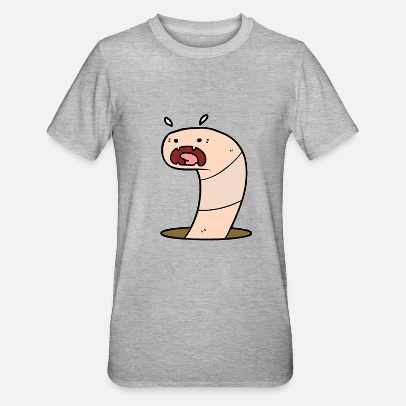 Ver mobile - T-shirt polycoton Unisexe - gris chiné