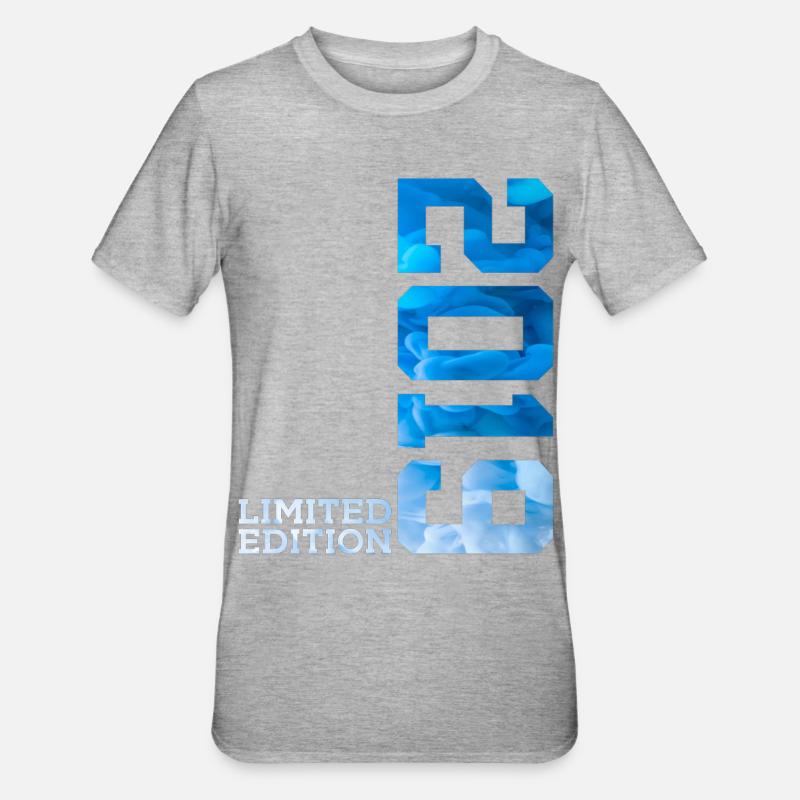 7E ANNIVERSAIRE ÉDITION LIMITÉE 2019 - T-shirt polycoton Unisexe - gris chiné