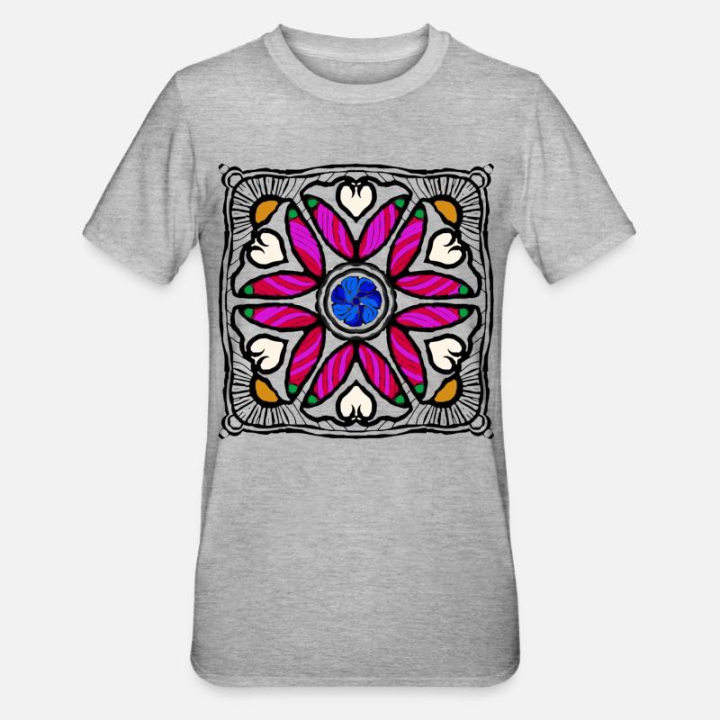 Soleil levant - T-shirt polycoton Unisexe - gris chiné