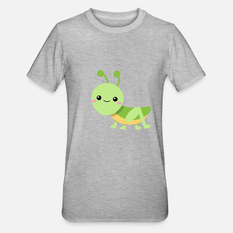 Sauterelle vive - T-shirt polycoton Unisexe - gris chiné