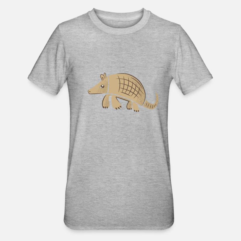 Tatou blindé - T-shirt polycoton Unisexe - gris chiné