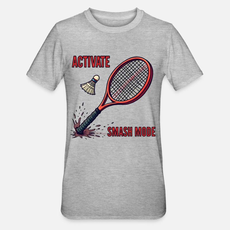 Activer le mode Smash - T-shirt polycoton Unisexe - gris chiné