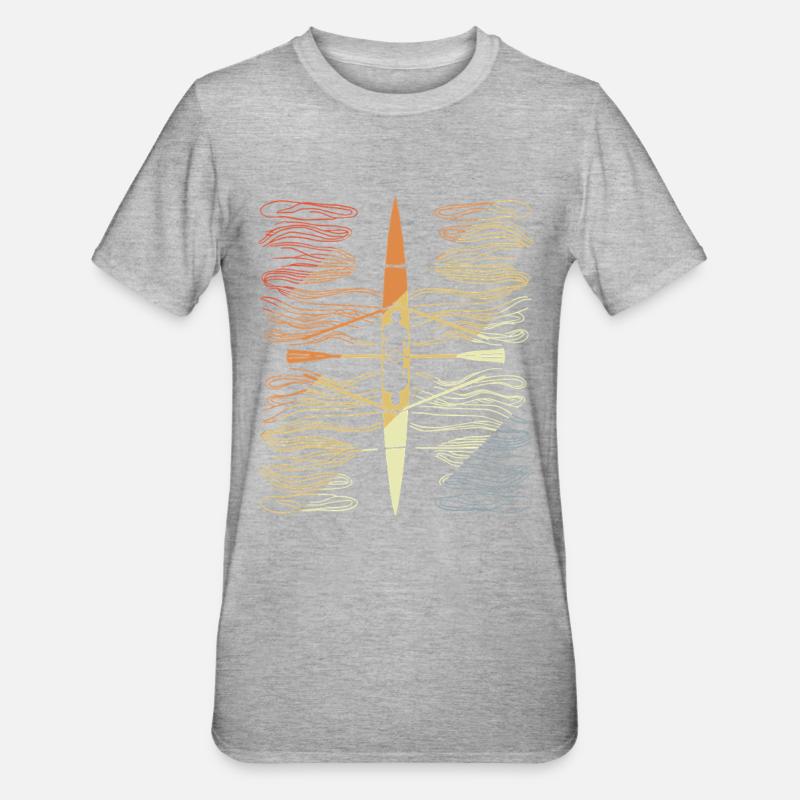 Aviron d’époque - T-shirt polycoton Unisexe - gris chiné
