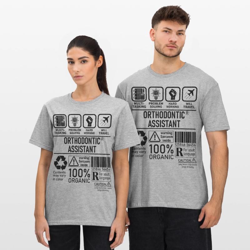 Orthodontic Assistant multi tasking problem Unisex Polycotton T-Shirt
