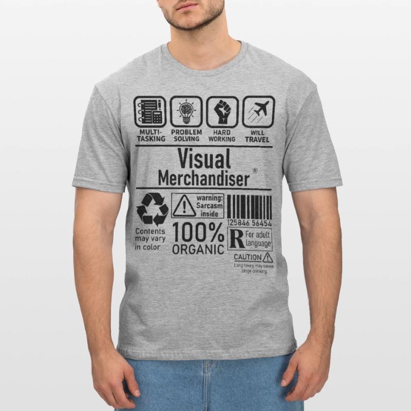 Visual Merchandiser multi tasking problem solving Unisex Polycotton T-Shirt