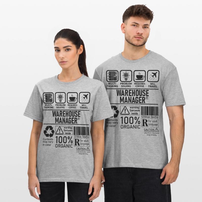 Warehouse Manager multi tasking problem solving Unisex Polycotton T-Shirt