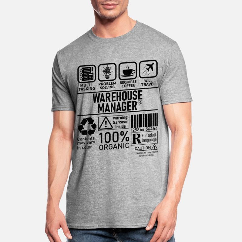 Warehouse Manager multi tasking problem solving Unisex Polycotton T-Shirt