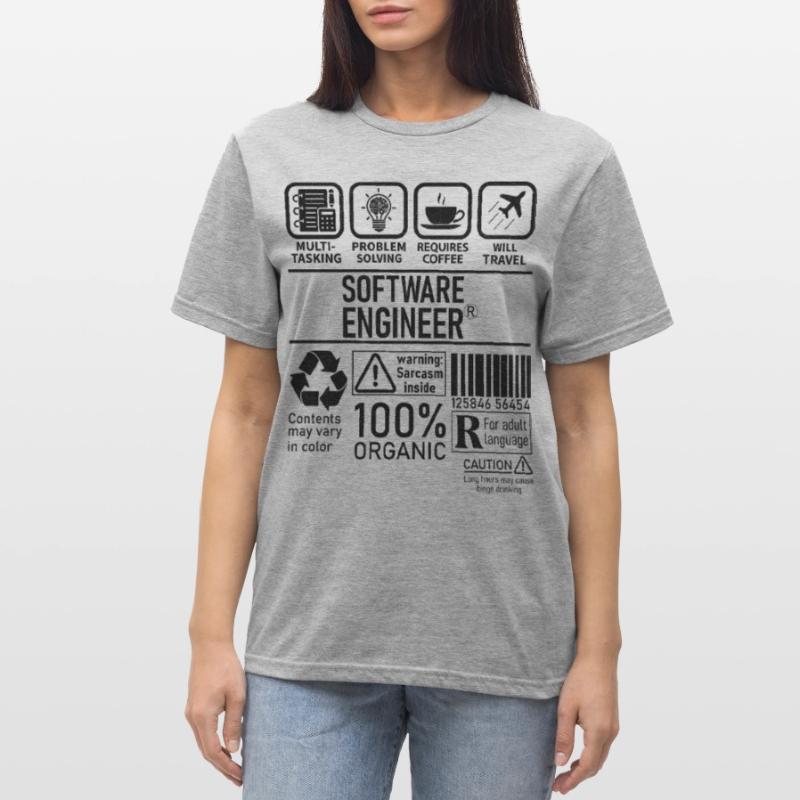 Software Engineer multi tasking problem solving Unisex Polycotton T-Shirt