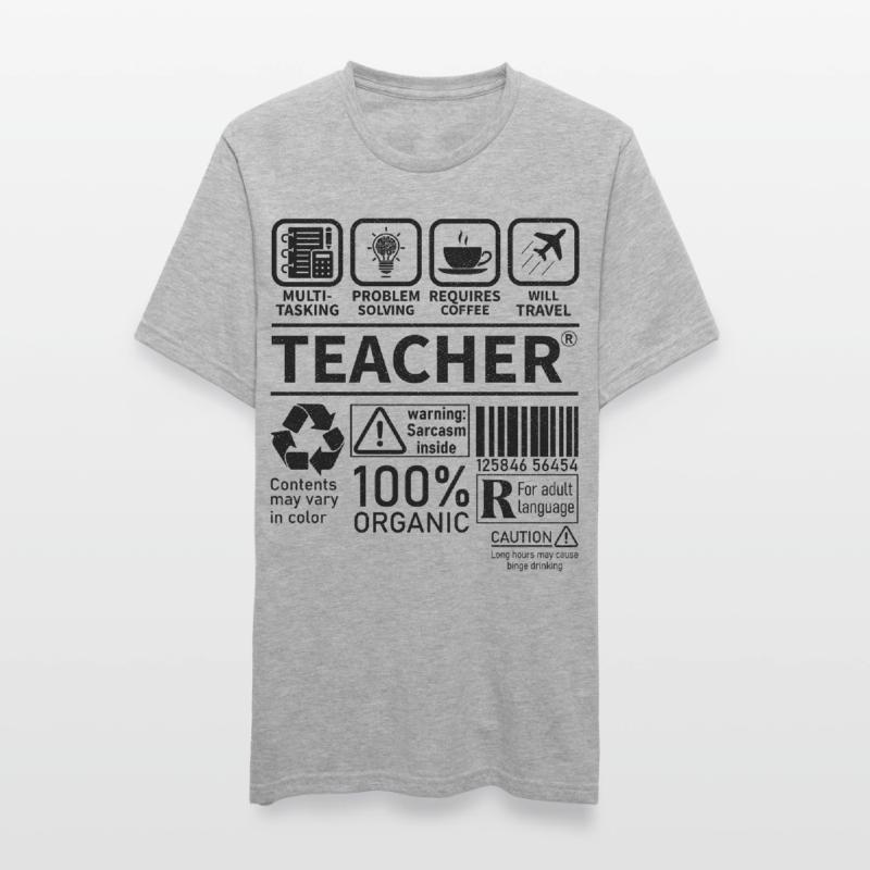 La résolution de problèmes multitâches de l’enseignant nécessite T-shirt polycoton Unisexe