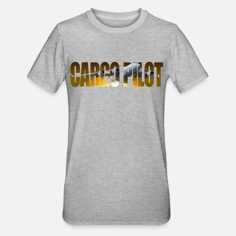 Pilote cargo C-17 - T-shirt polycoton Unisexe - gris chiné