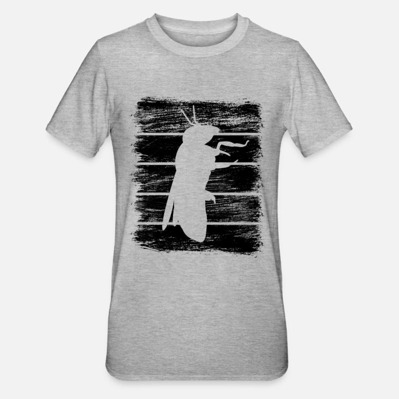 Abeille - T-shirt polycoton Unisexe - gris chiné