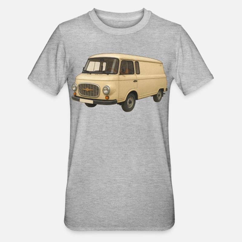 B1000 als Comic - Unisex Polycotton T-Shirt - Grau meliert