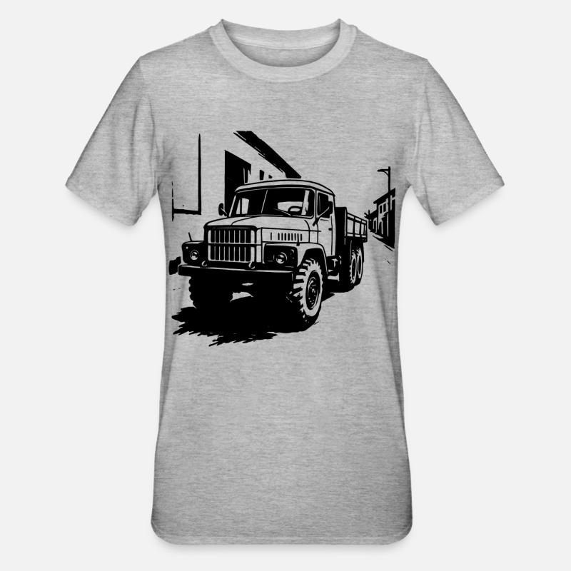 Géant d’acier de l’Est - T-shirt polycoton Unisexe - gris chiné