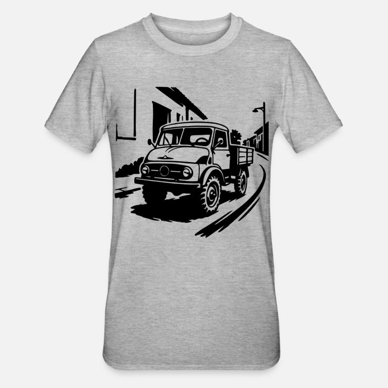 Polyvalent à l’ancienne - T-shirt polycoton Unisexe - gris chiné