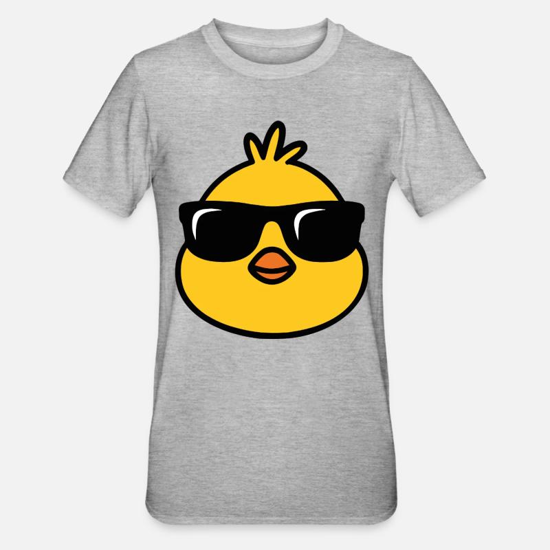Chick’n’Cool - T-shirt polycoton Unisexe - gris chiné