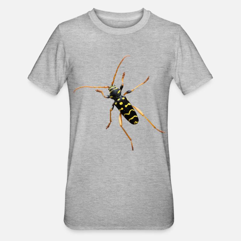 Eichenwidderbock - Unisex Polycotton T-Shirt - Grau meliert