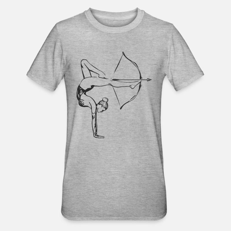 Objectif en équilibre - T-shirt polycoton Unisexe - gris chiné