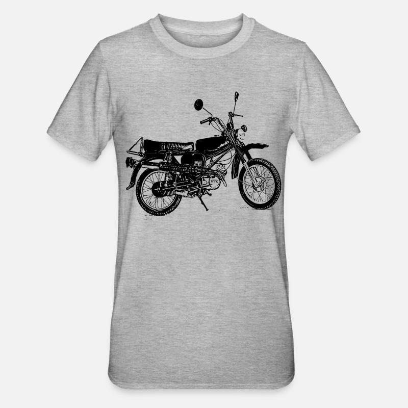 Deux temps dans le sang - T-shirt polycoton Unisexe - gris chiné