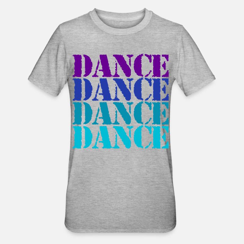 Danser - T-shirt polycoton Unisexe - gris chiné