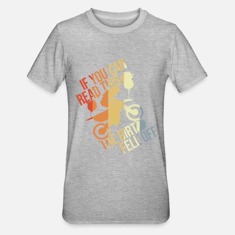Der Dreck ist bereits ab - Unisex Polycotton T-Shirt - Grau meliert