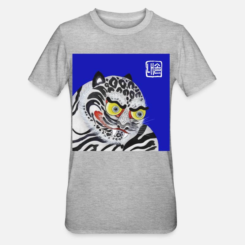 Baekho - T-shirt polycoton Unisexe - gris chiné