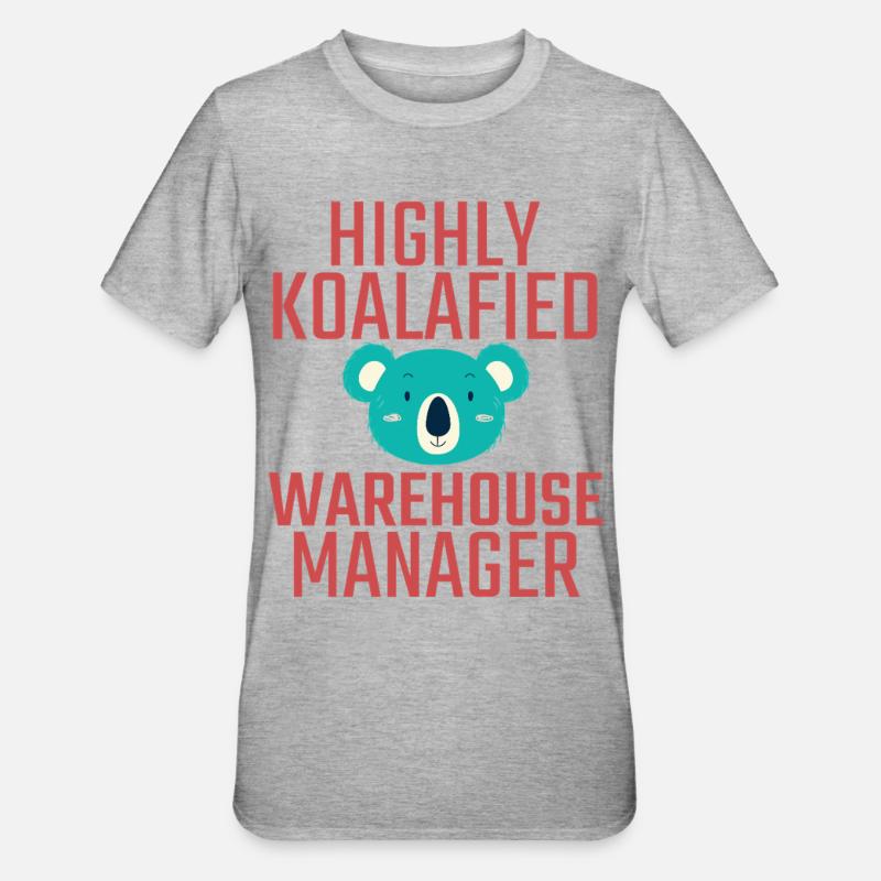 Responsable d’entrepôt Koalafied - T-shirt polycoton Unisexe - gris chiné