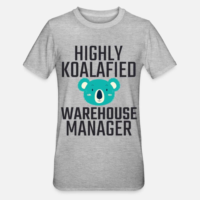 Responsable d’entrepôt Koalafied - T-shirt polycoton Unisexe - gris chiné