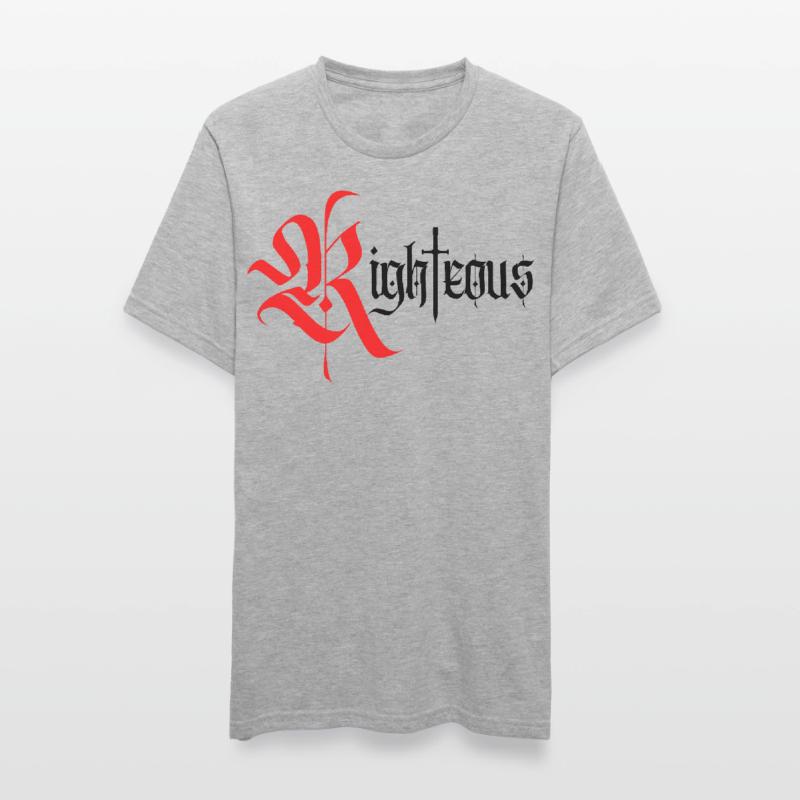 Conception gothique vertueuse avec épée T-shirt polycoton Unisexe