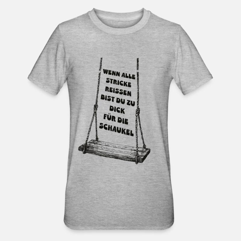 Quand tout le reste échoue - T-shirt polycoton Unisexe - gris chiné