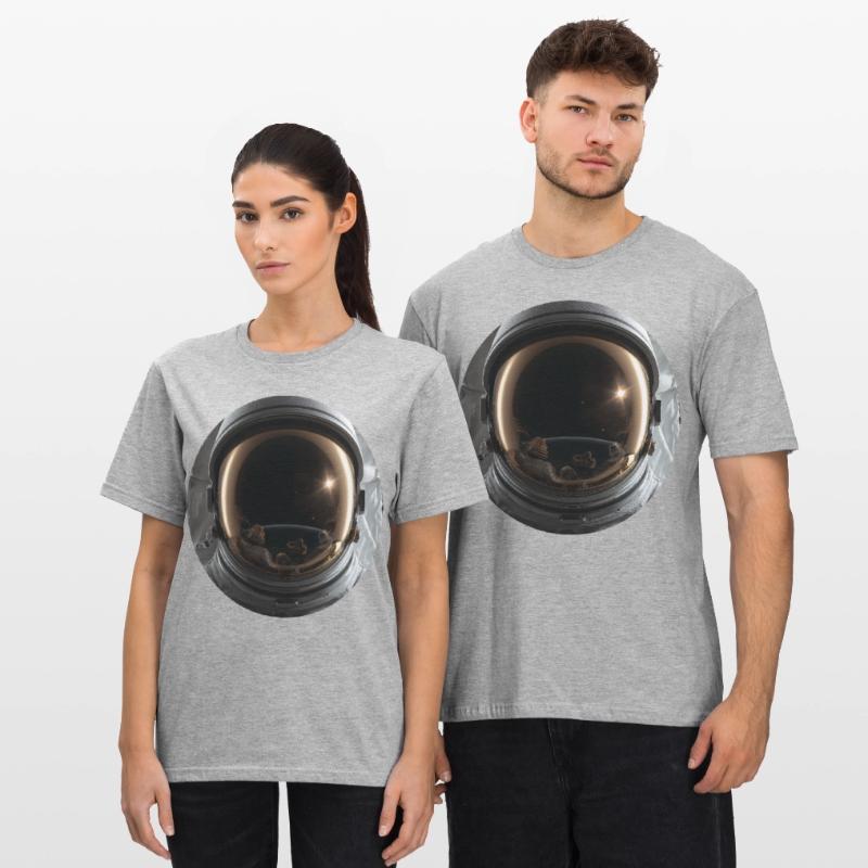 Conception d’astronaute de l’espace T-shirt polycoton Unisexe