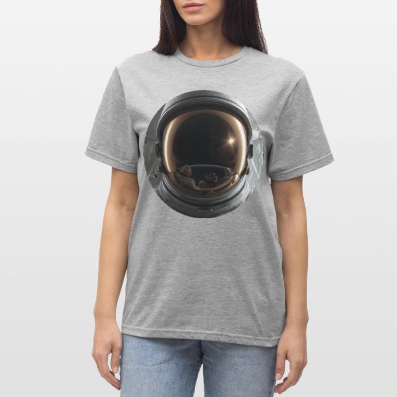 Conception d’astronaute de l’espace T-shirt polycoton Unisexe
