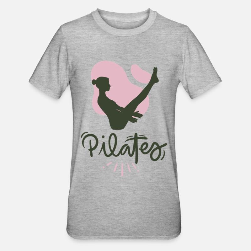 Pilates - T-shirt polycoton Unisexe - gris chiné