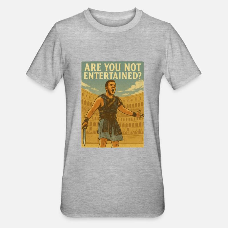 N’êtes-vous pas diverti ? - T-shirt polycoton Unisexe - gris chiné