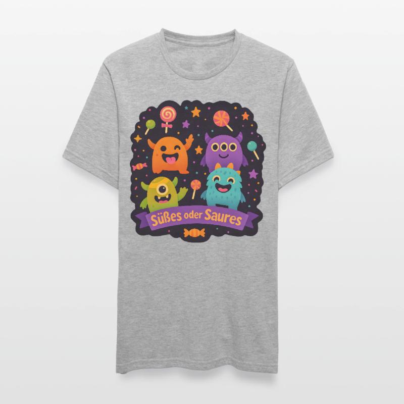 Süßes oder Saures - Monsterparty Unisex Polycotton T-Shirt