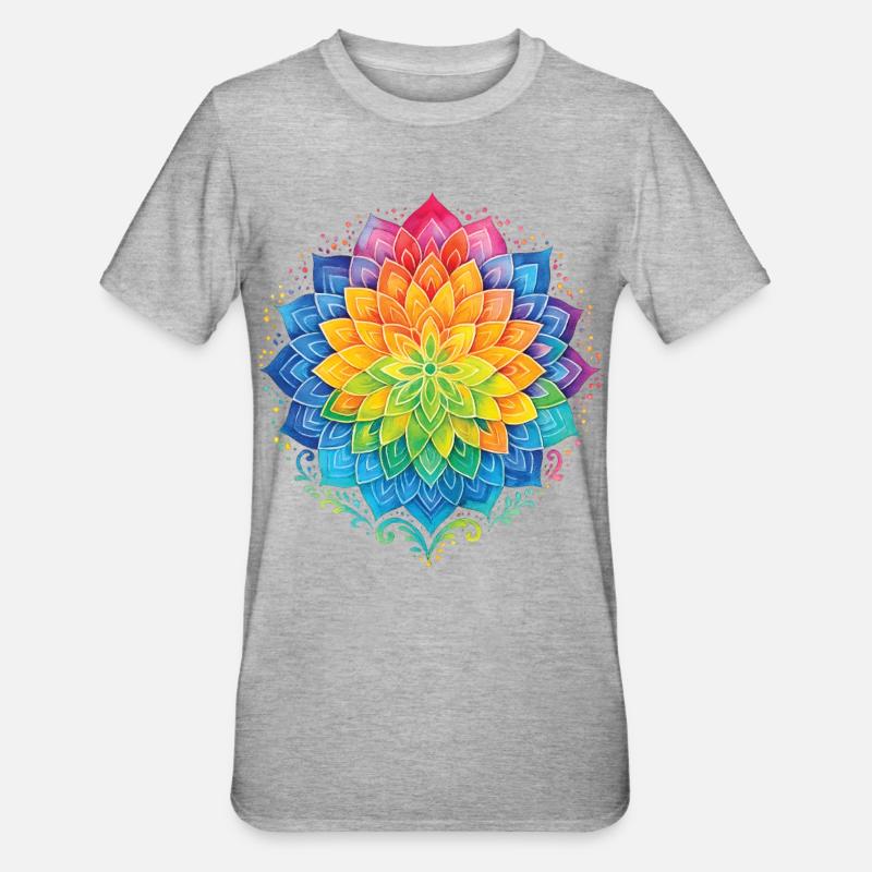 Affirmation de pleine conscience Résilience émotionnelle - T-shirt polycoton Unisexe - gris chiné