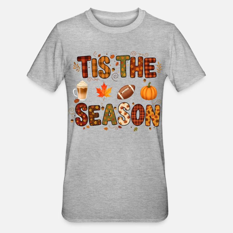 C’est la saison automnale - T-shirt polycoton Unisexe - gris chiné